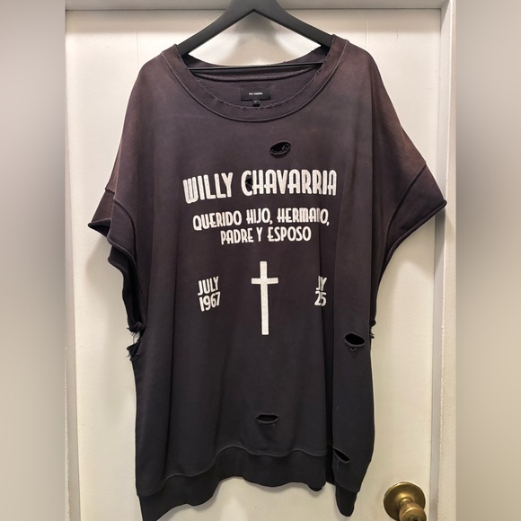 Willy Chavarria Other - WILLY CHAVARRIA SLEEVELESS SWEATSHIRT